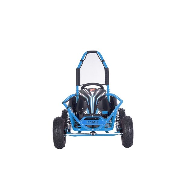Vienvietis elektrinis sportinis kartingas MAIGHTY vaikams, mėlynas