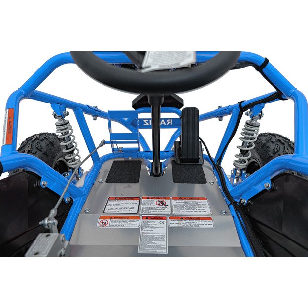 Vienvietis elektrinis sportinis kartingas MAIGHTY vaikams, mėlynas