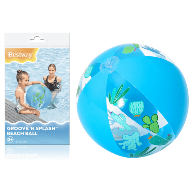 Pripučiamas kamuolys 51 cm, mėlynas,  Bestway 31036