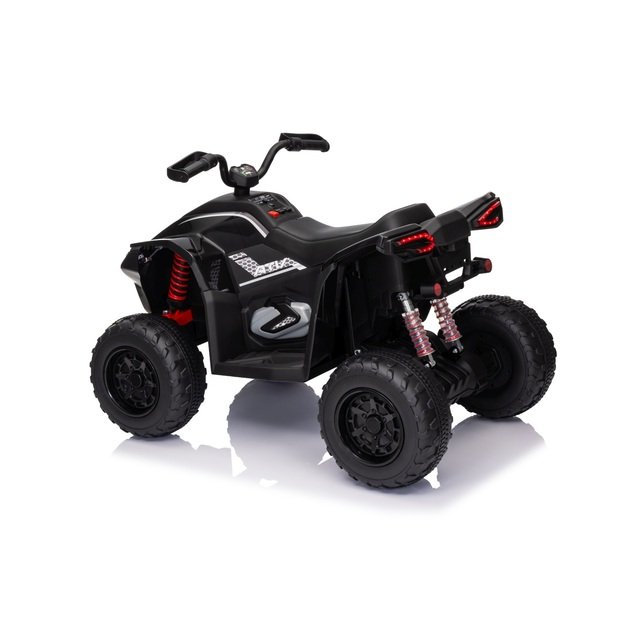 Vienvietis elektrinis keturratis vaikams Quad Fast Wheel, juodas