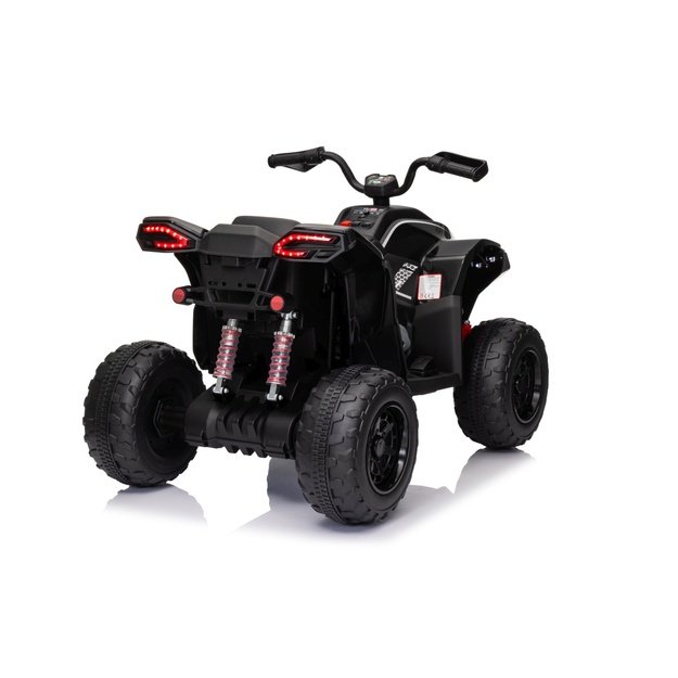 Vienvietis elektrinis keturratis vaikams Quad Fast Wheel, juodas