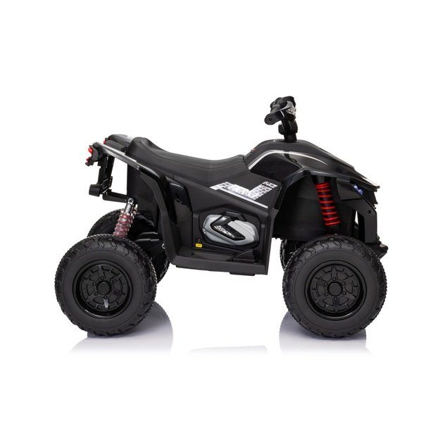 Vienvietis elektrinis keturratis vaikams Quad Fast Wheel, juodas