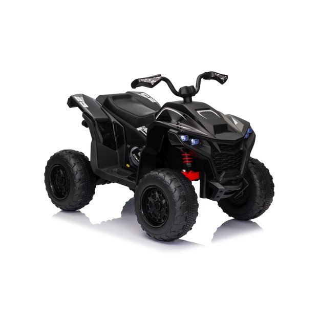 Vienvietis elektrinis keturratis vaikams Quad Fast Wheel, juodas