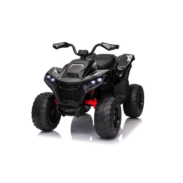 Vienvietis elektrinis keturratis vaikams Quad Fast Wheel, juodas