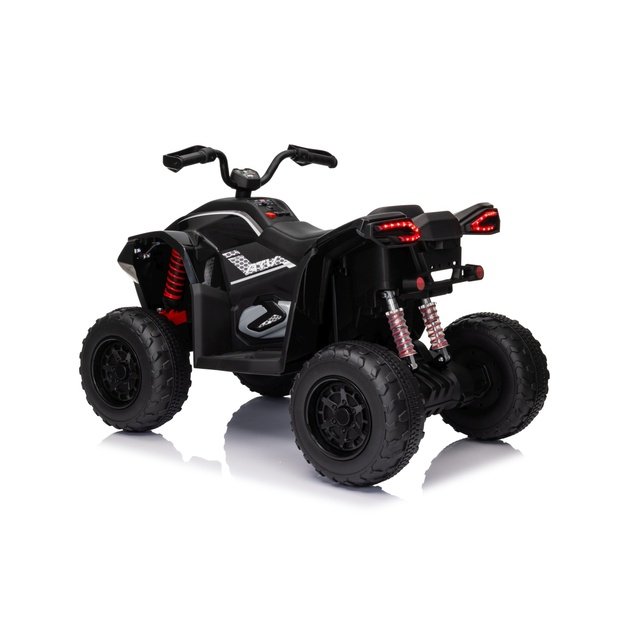 Vienvietis elektrinis keturratis vaikams Quad Fast Wheel, juodas