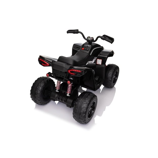 Vienvietis elektrinis keturratis vaikams Quad Fast Wheel, juodas