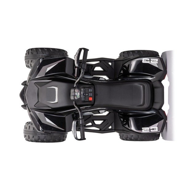 Vienvietis elektrinis keturratis vaikams Quad Fast Wheel, juodas