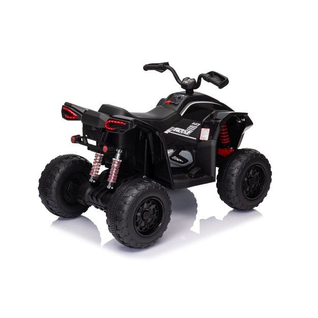 Vienvietis elektrinis keturratis vaikams Quad Fast Wheel, juodas
