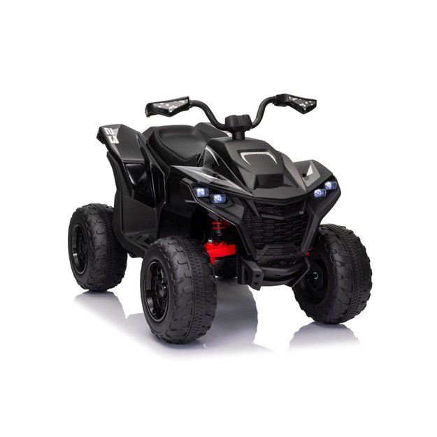 Vienvietis elektrinis keturratis vaikams Quad Fast Wheel, juodas