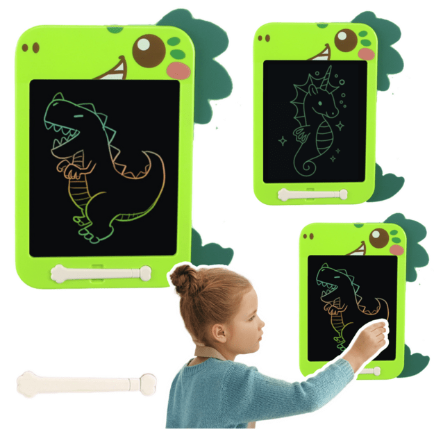 LCD piešimo planšetė vaikams, žalia
