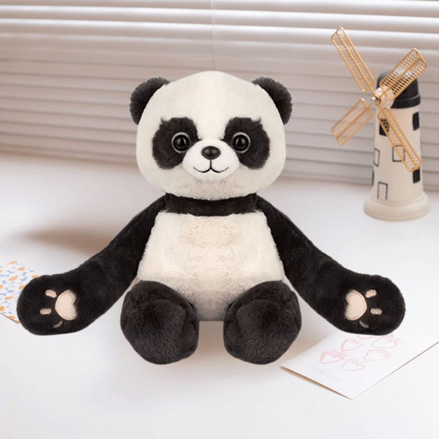 Pliušinė panda su magnetais letenose 23 cm 3