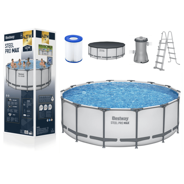Karkasinis sodo baseinas su priedais 427x122cm, Bestway 5612X