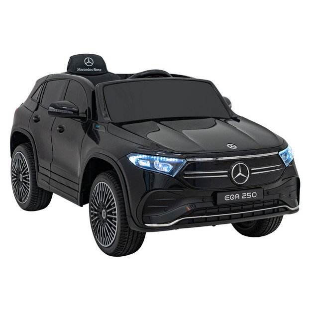 Vienvietis elektrinis džipas vaikams Mercedes Benz EQA 250, juodas