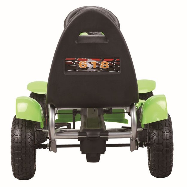 Pedalais minamas kartingas vaikams GOKART F618, žalias 3