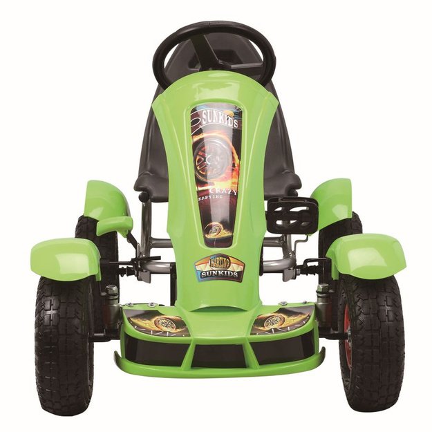 Pedalais minamas kartingas vaikams GOKART F618, žalias 2