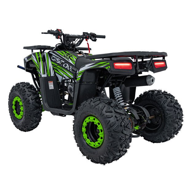 Benzininis keturratis vaikams 120CC DISCOVERER, žalias