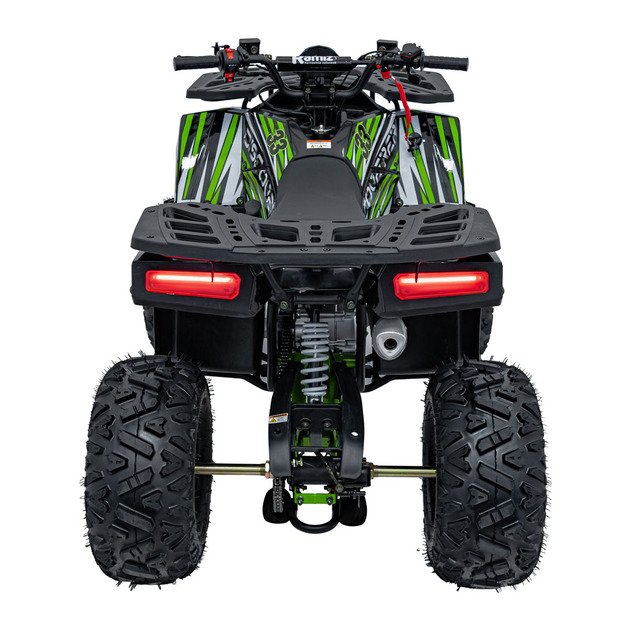 Benzininis keturratis vaikams 120CC DISCOVERER, žalias