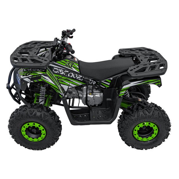 Benzininis keturratis vaikams 120CC DISCOVERER, žalias