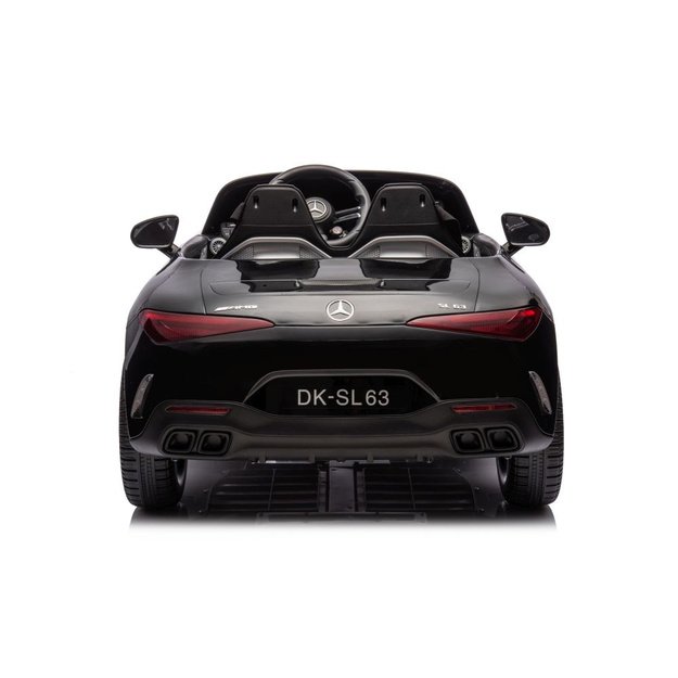 Dvivietis elektromobilis vaikams Mercedes AMG SL63, juodas