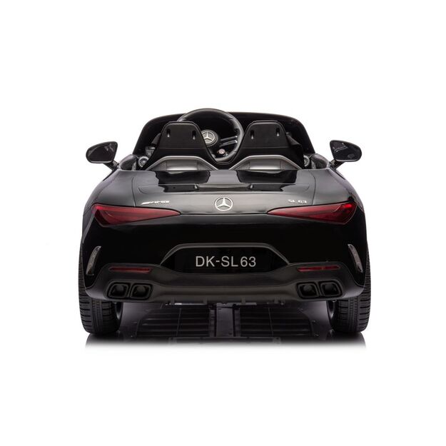 Dvivietis elektromobilis vaikams Mercedes AMG SL63, juodas