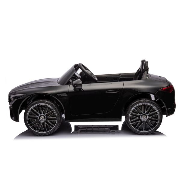 Dvivietis elektromobilis vaikams Mercedes AMG SL63, juodas