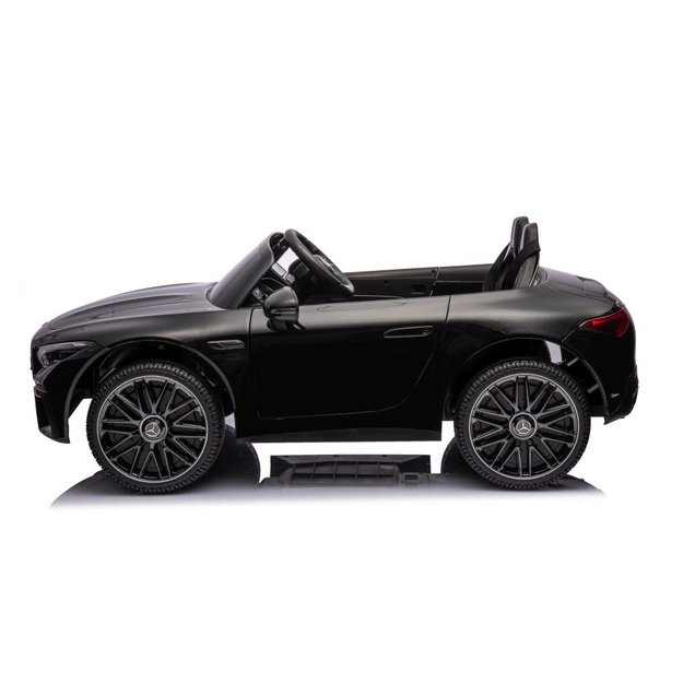 Dvivietis elektromobilis vaikams Mercedes AMG SL63, juodas