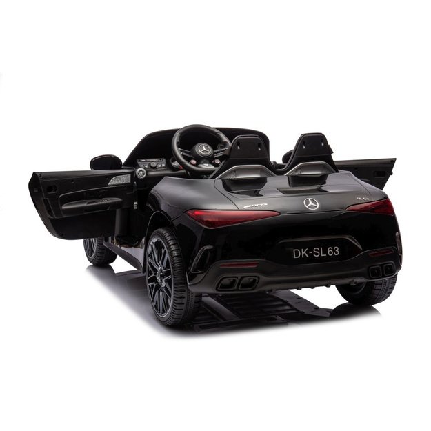 Dvivietis elektromobilis vaikams Mercedes AMG SL63, juodas