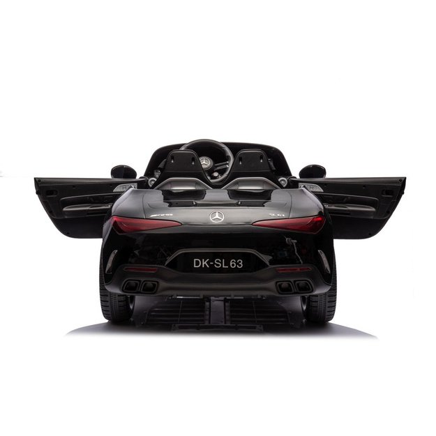 Dvivietis elektromobilis vaikams Mercedes AMG SL63, juodas