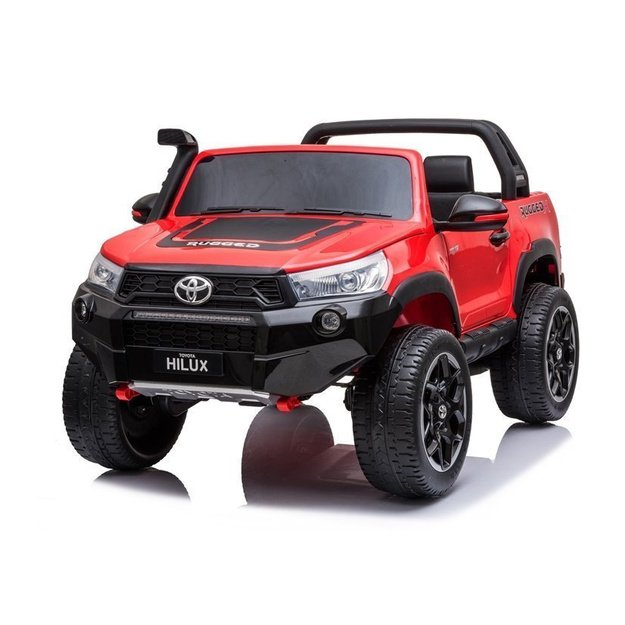 Vaikiškas elektromobilis Toyota Hilux, raudonas lakuotas 4
