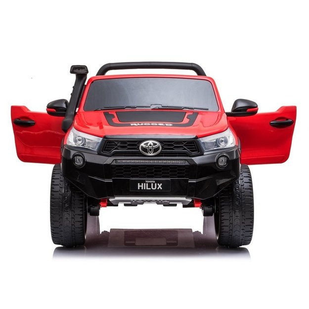 Vaikiškas elektromobilis Toyota Hilux, raudonas lakuotas 6