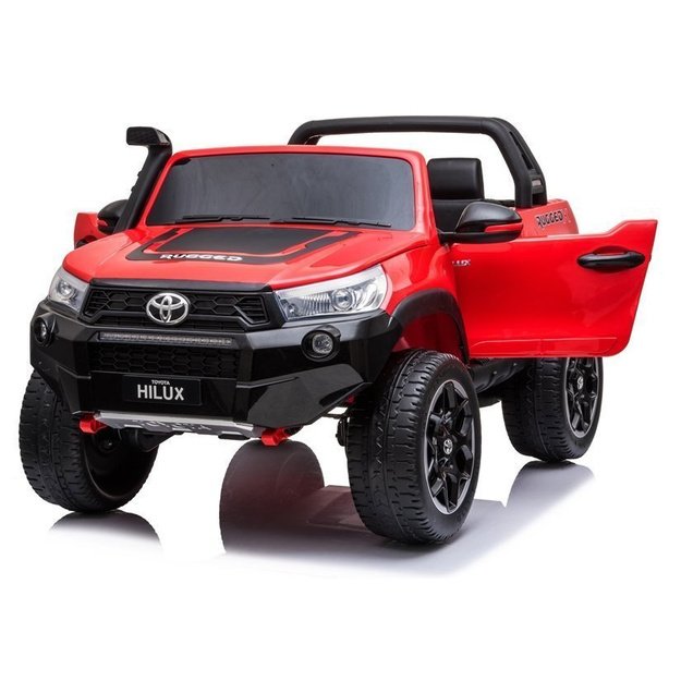 Vaikiškas elektromobilis Toyota Hilux, raudonas lakuotas 8