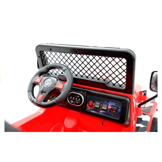 Elektromobilis vaikams Jeep Raptor S618, raudonas