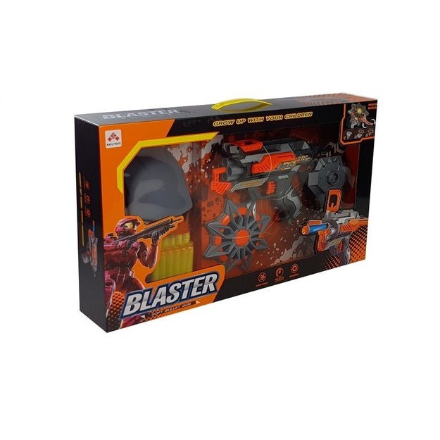 Šautuvas su putų kulkomis ir kauke, Super Blaster 2