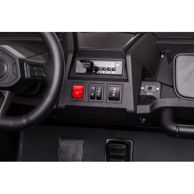 Dvivietis elektromobilis vaikams UTV-2000 A032, raudonas