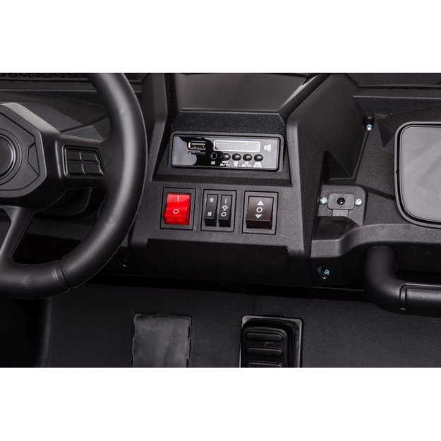 Dvivietis elektromobilis vaikams UTV-2000 A032, raudonas