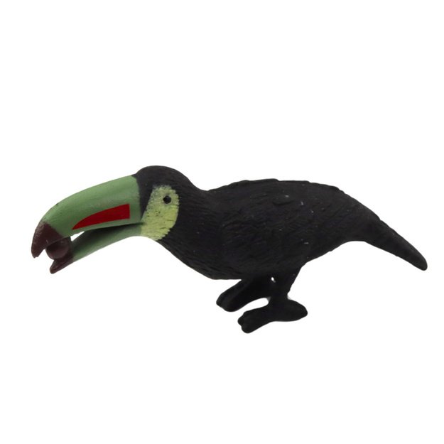 Mini egzotinių paukščių figūrėlių rinkinys 4–11 cm, 6 vnt. 3