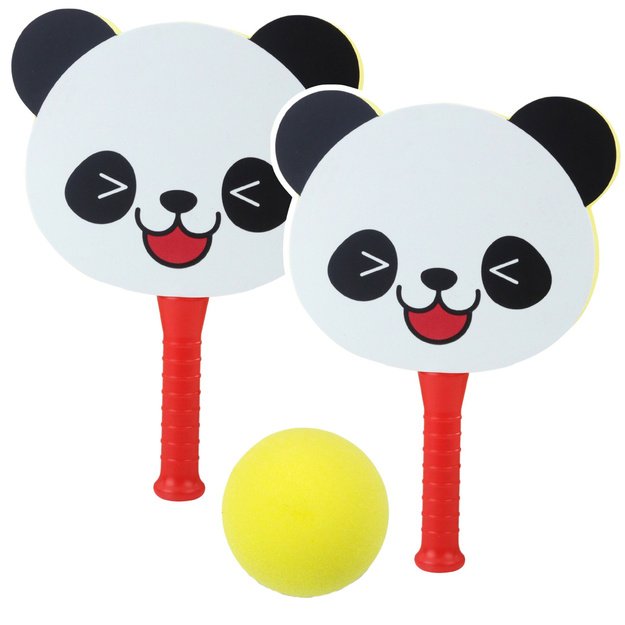 Minkštų teniso rakečių rinkinys vaikams “Panda”