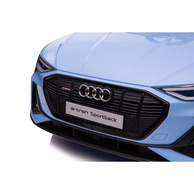 Vienvietis elektromobilis vaikams AUDI E- Tron QLS-6688, mėlynas