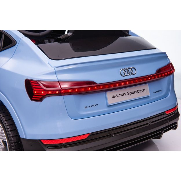 Vienvietis elektromobilis vaikams AUDI E- Tron QLS-6688, mėlynas