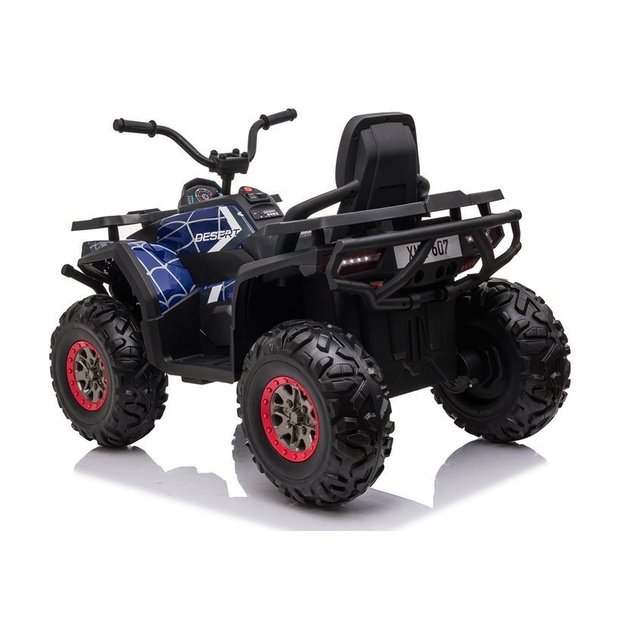 Elektrinis keturratis vaikams 4x4 XMX607, mėlynas lakuotas