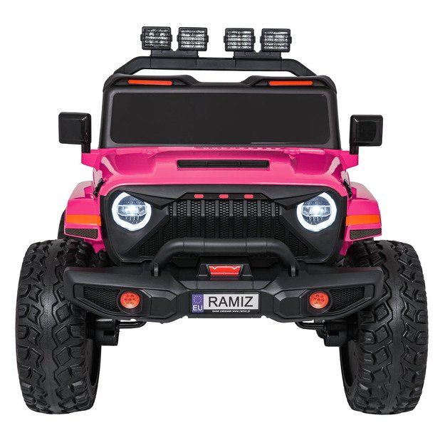 Dvivietis vaikiškas elektromobilis Extreme Sport 4x4, rožinis 8