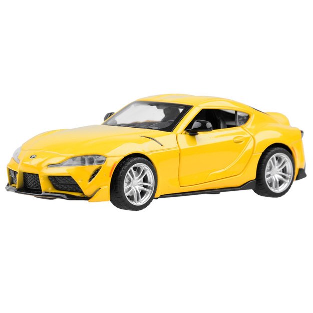 Žaislinis automobilis Toyota GR Supra 1:31, geltonas