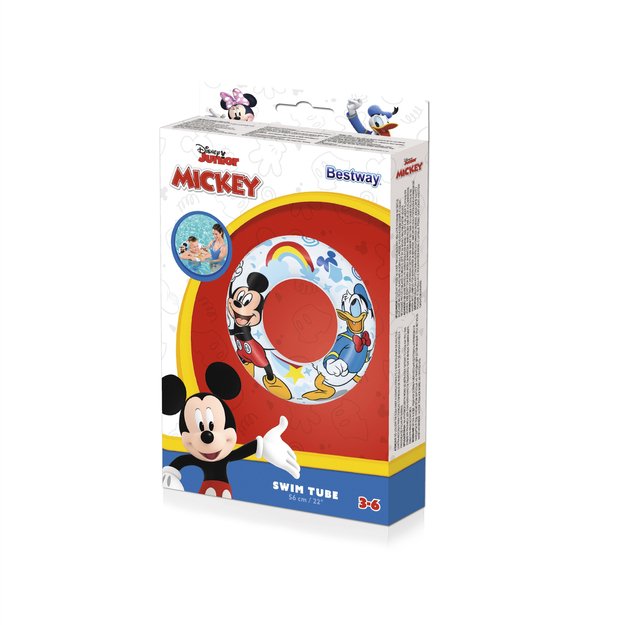 Pripučiamas plaukimo ratas „Mickey Mouse“, 56 cm 16