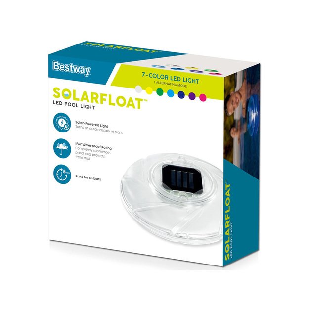 Baseino LED lempa įkraunama saulės šviesa 18 cm, Bestway