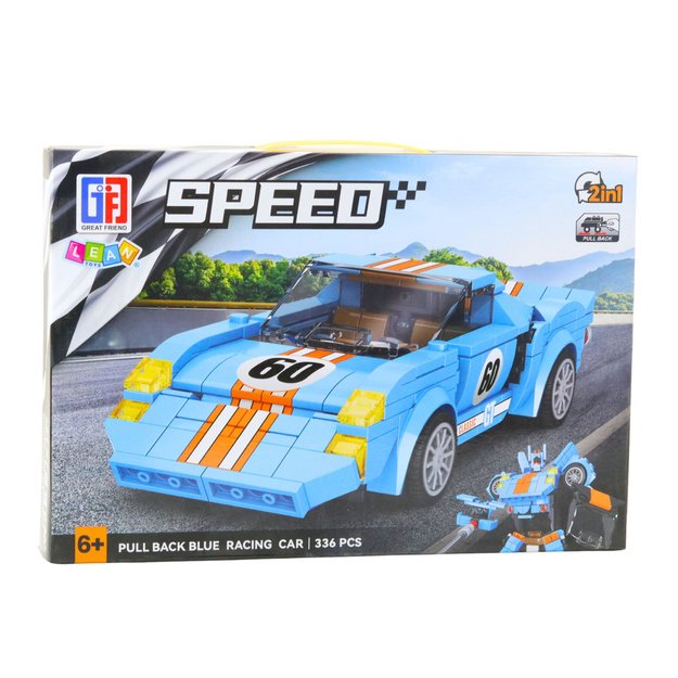 Automobilio – roboto konstruktorius vaikams 2in1 336 vnt. 2