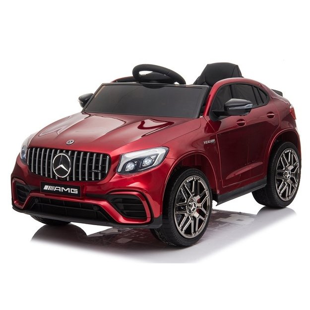 Elektromobilis vaikams Mercedes QLS 4x4, raudonas lakuotas