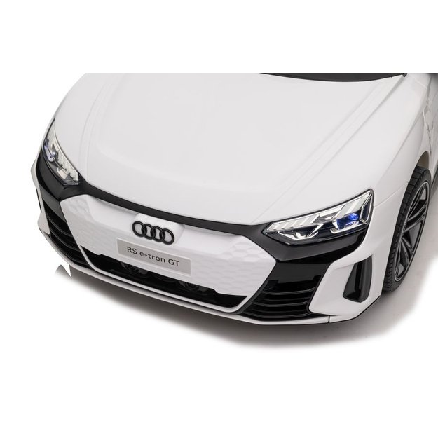Vienvietis elektromobilis Audi E-Tron GT QLS-6888, baltas