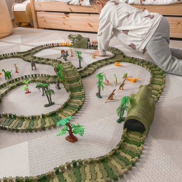 Automobilių trasa „Dinozaurai“ XXL 240 el., Woopie 2