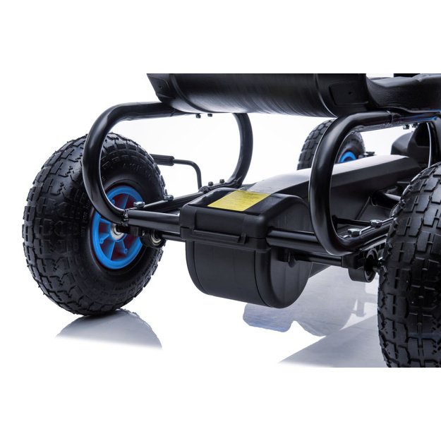 Velomobilis su pedalais Go-kart G18, mėlynas