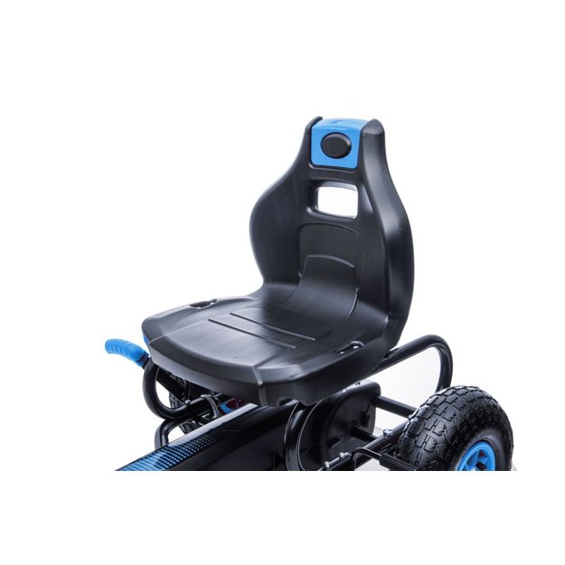 Velomobilis su pedalais Go-kart G18, mėlynas